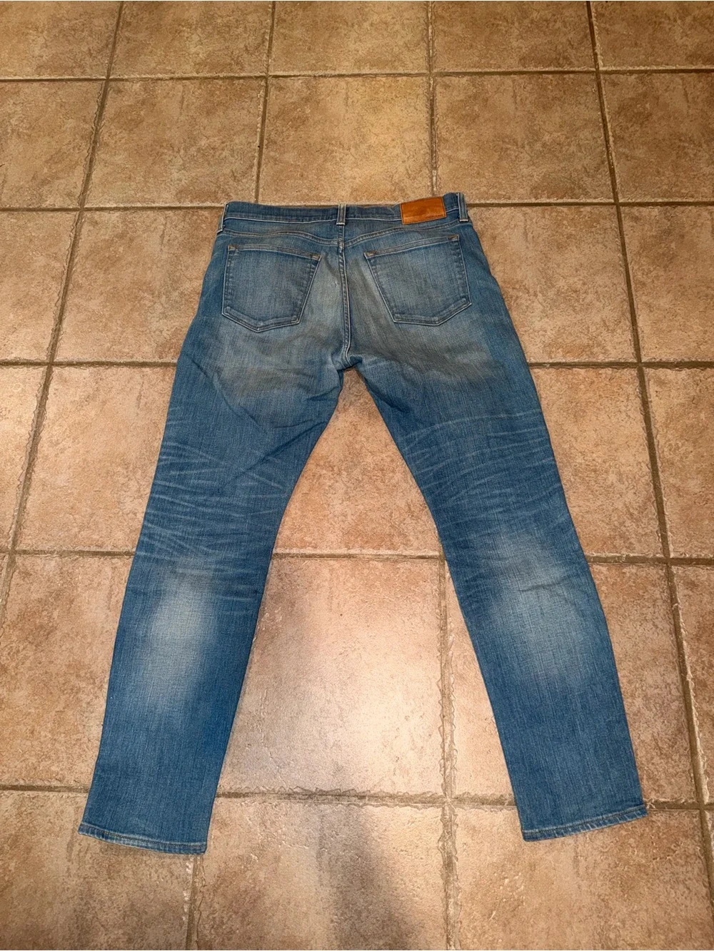 J. Crew Men's Light Blue Straight-Leg Jeans